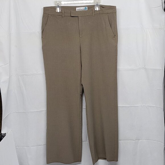 Old Navy Dress Pants Essential Stretch Womens Size 18 At Waist Raw Hem Pockets - Picture 1 of 16